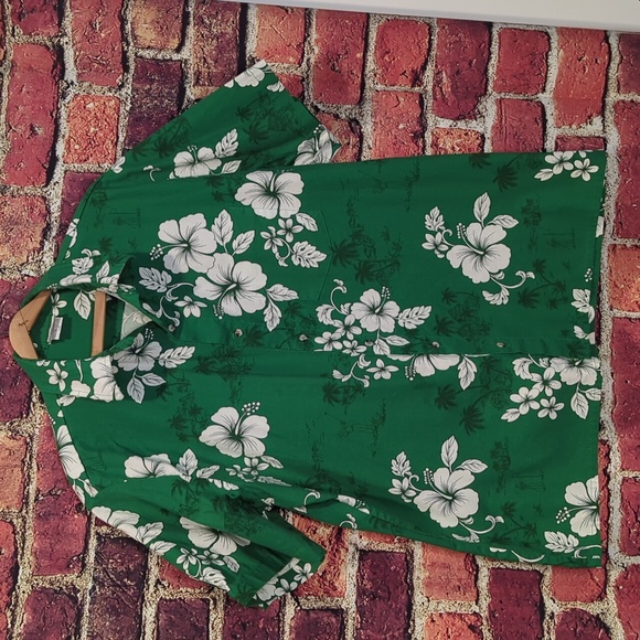 Mens Large Hawaiian Shirt - Picture 1 of 6